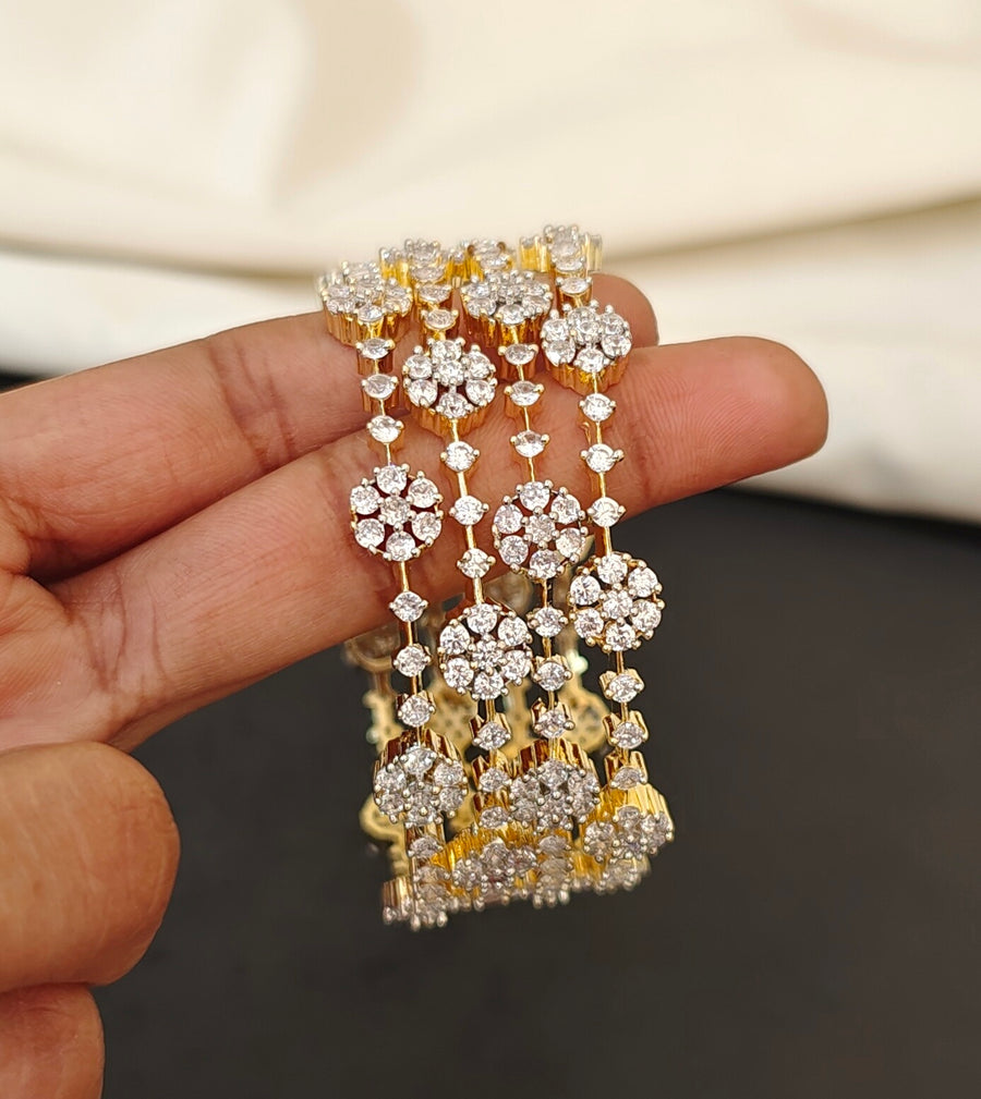 American Diamond Bangles with GJ Polish