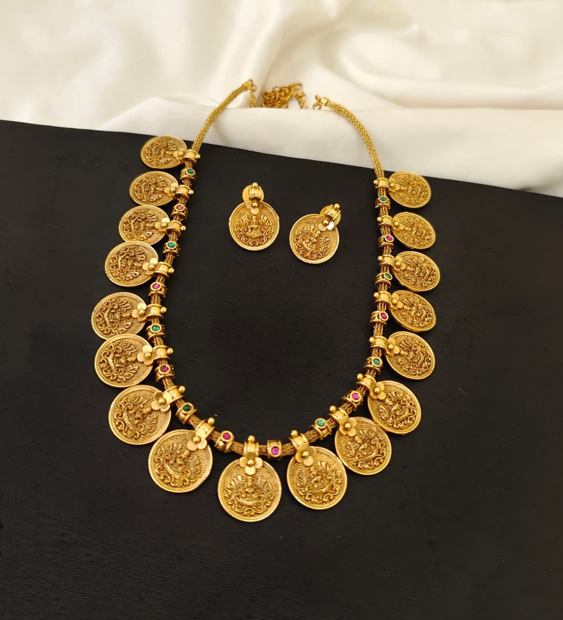 Antique Lakshmi Kasu Haram Set