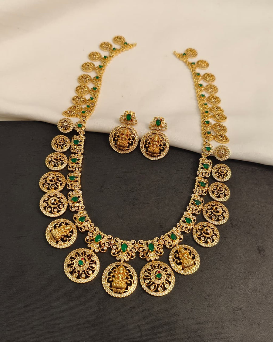 Gold Inspired Long Haram Set