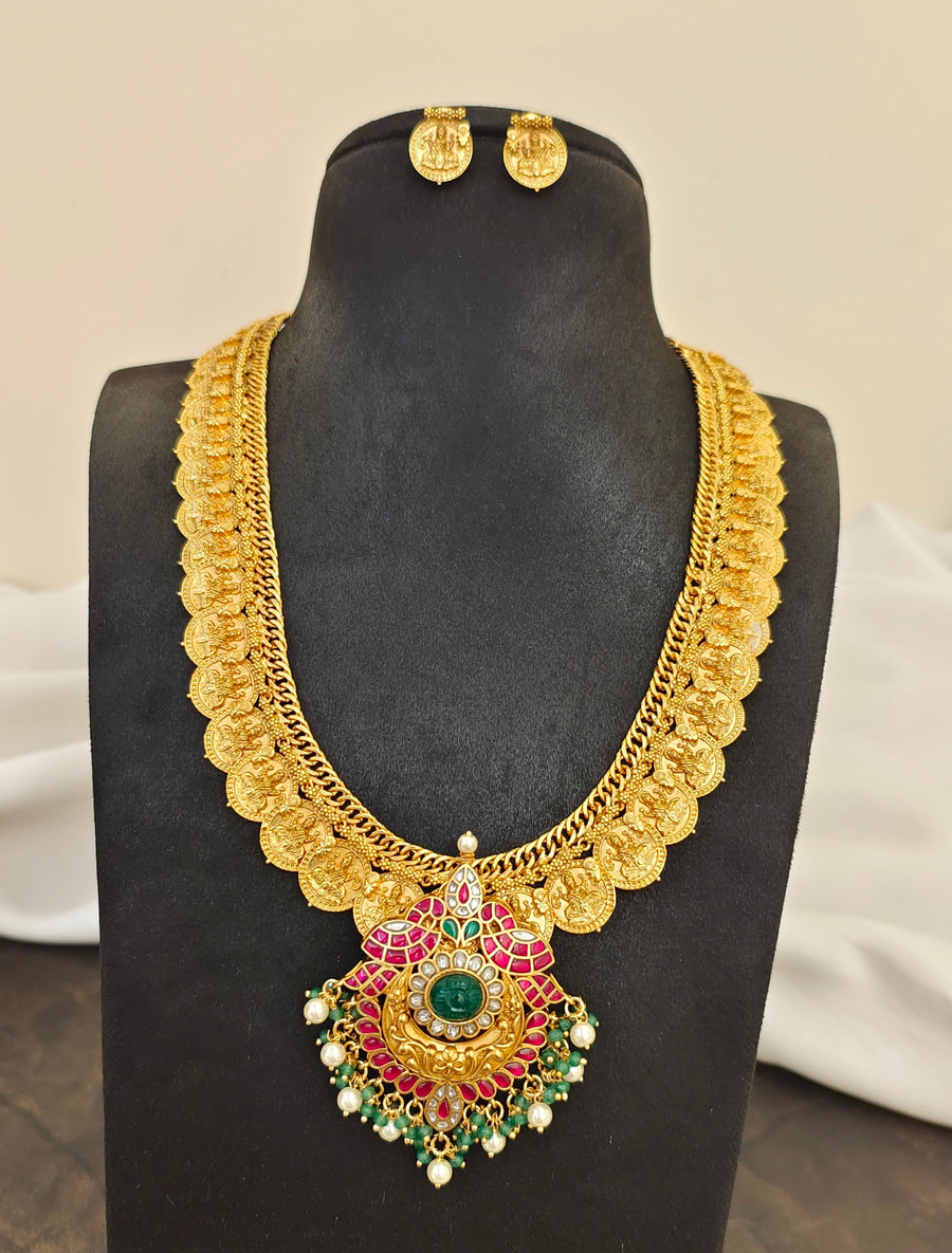 Jadau kundan Kasu Mala