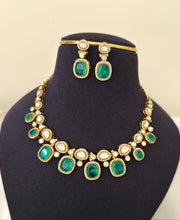 Moissanite Doublet Stone Necklace