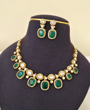Moissanite Doublet Stone Necklace