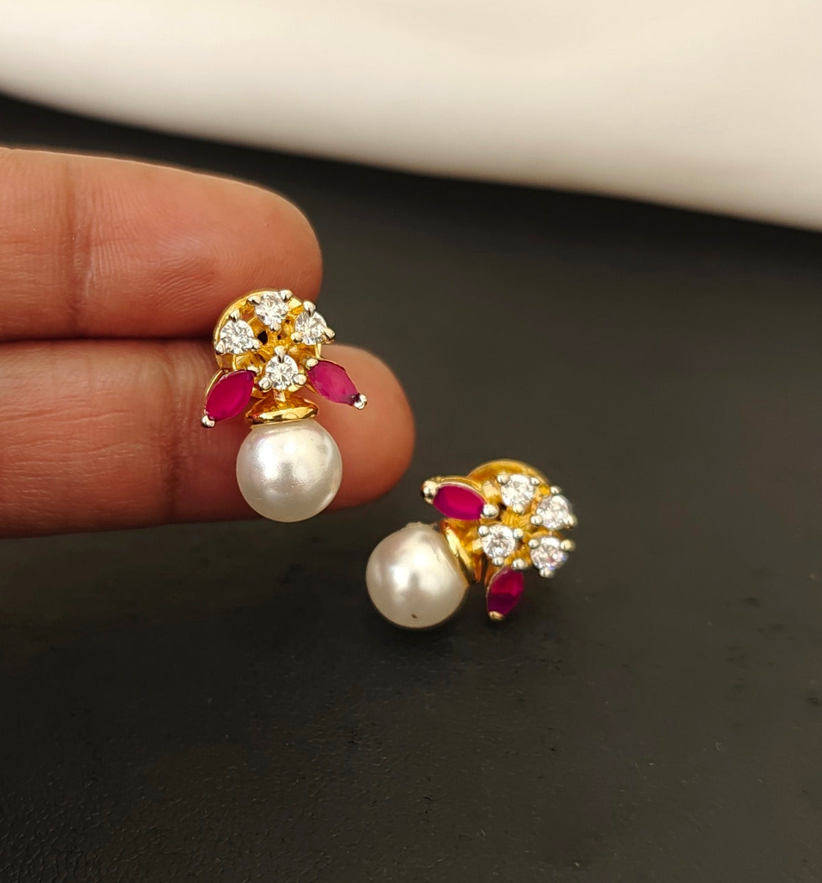 Diamond Look Studs