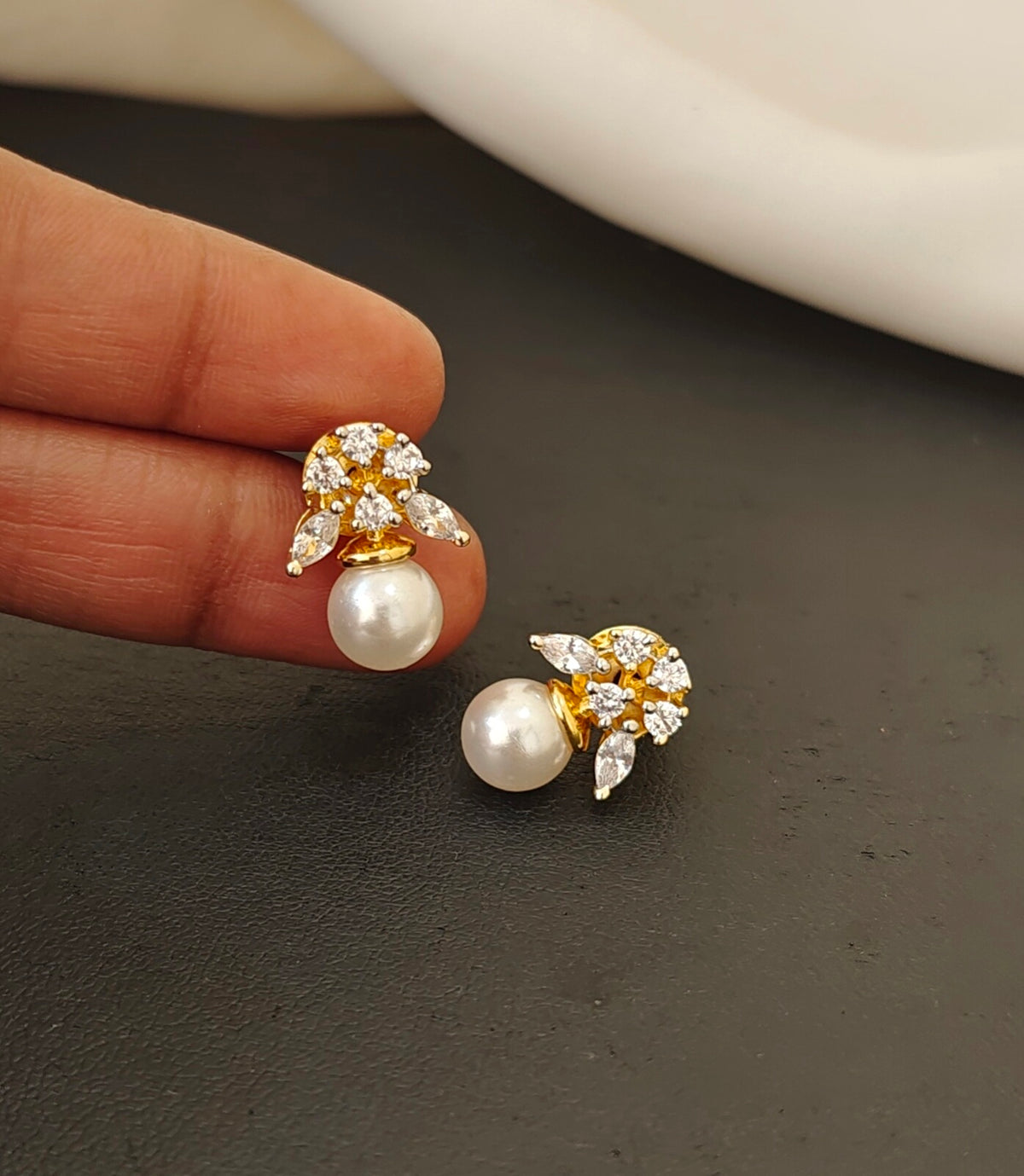 Diamond Look Studs