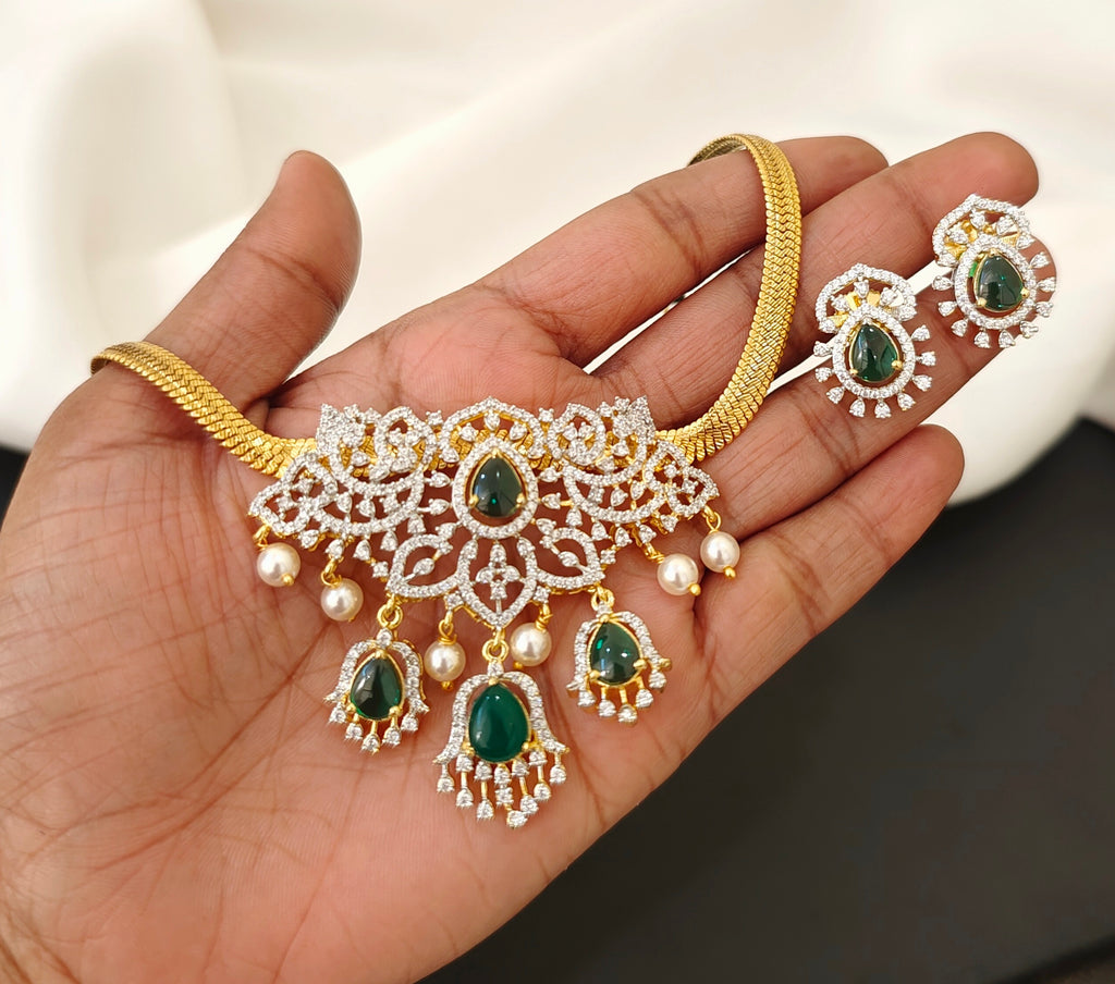 Diamond Inspired Neckset