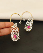 Diamond look Earcuffs