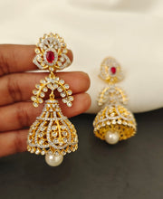 Diamond Inspired Jhumkas