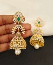 Diamond Inspired Jhumkas