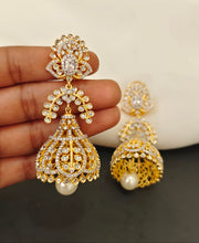 Diamond Inspired Jhumkas