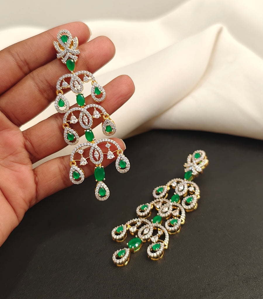 Diamond Look Earrings
