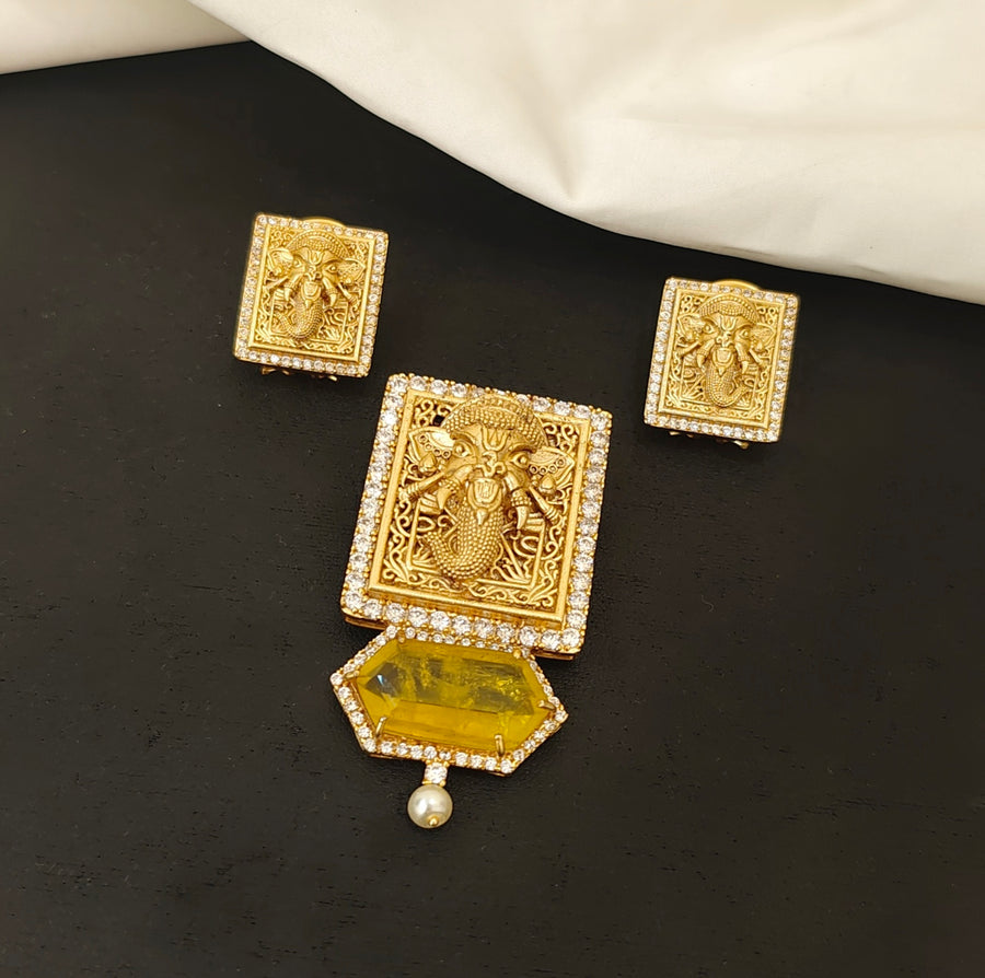 Doublet Ganesh Pendent