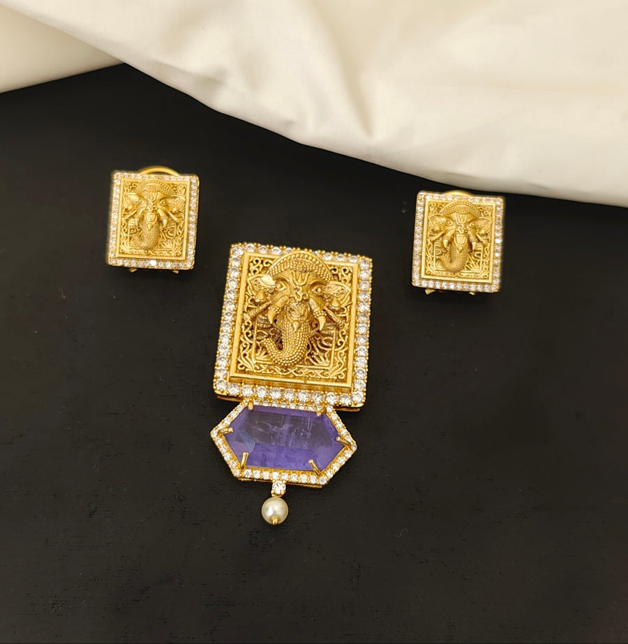 Doublet Ganesh Pendent