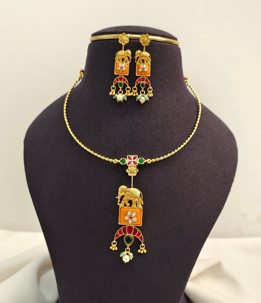 Gold Inspired Statement Set