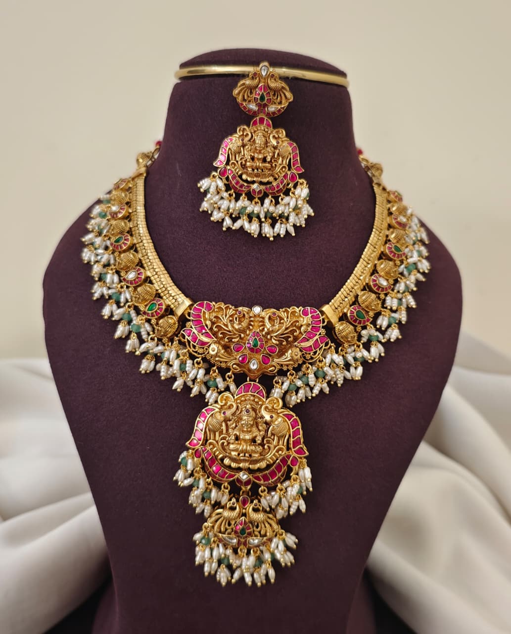 Jadau 3-in-1 Rice Pearl Set