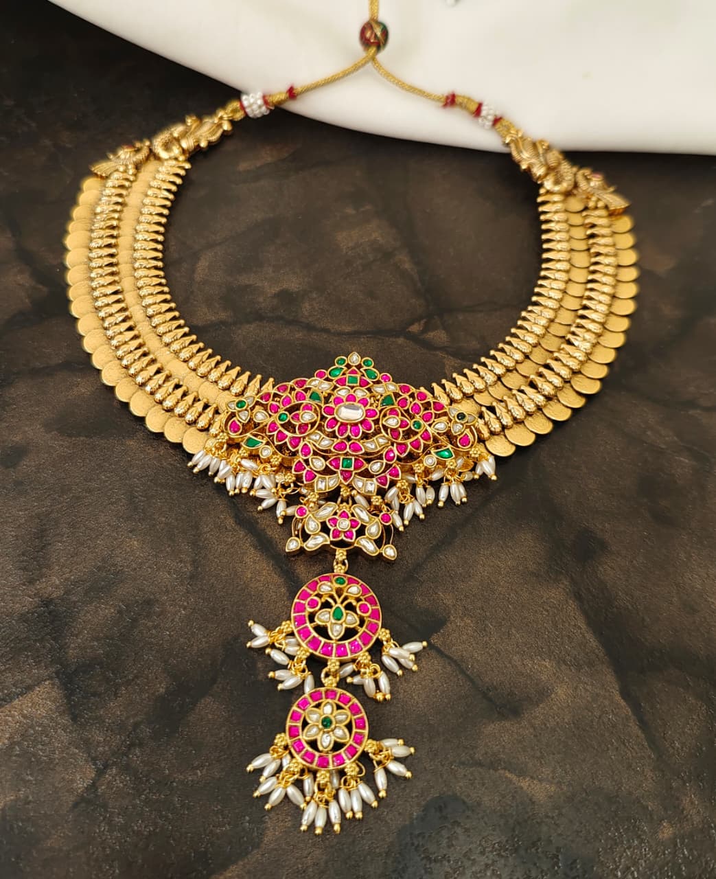 Floral Jadau Kundan Kante Set