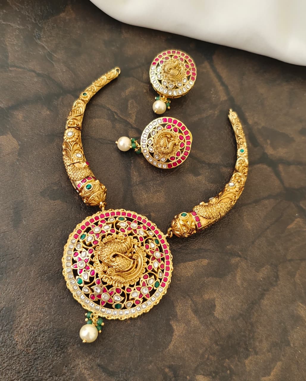 Heritage Jadau Kundan Kante Set