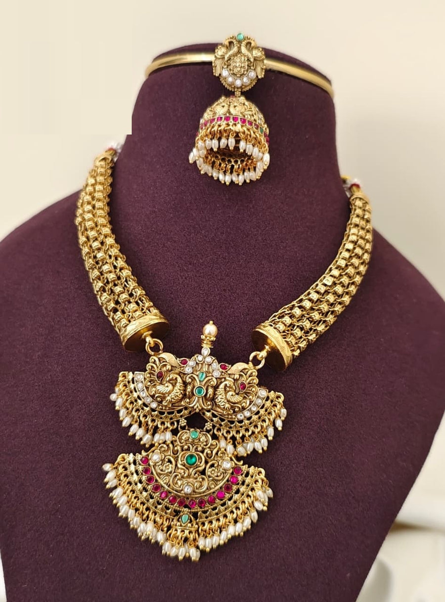 Jadau Kundan Nakshi Set