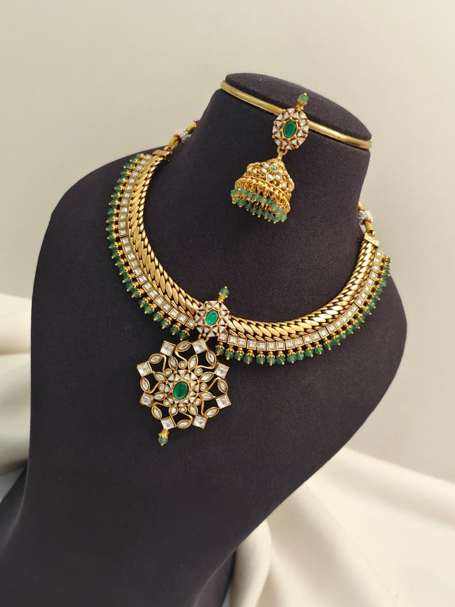 Jalebi Necklace Set
