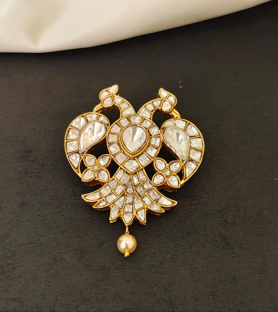 Moissanite Garuda Locket