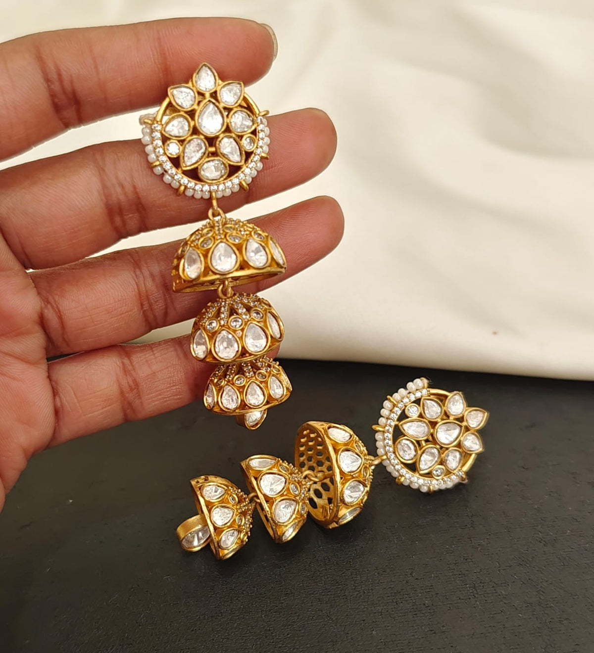 Moissanite Step Buttas