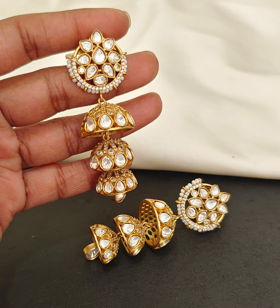 Moissanite Step Buttas