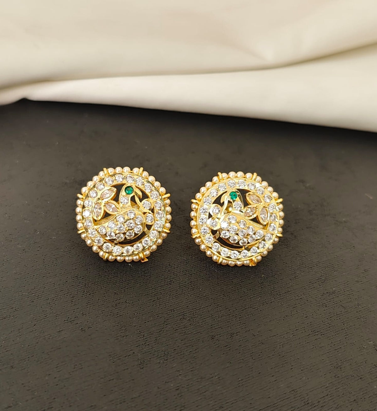 Peacock Studs
