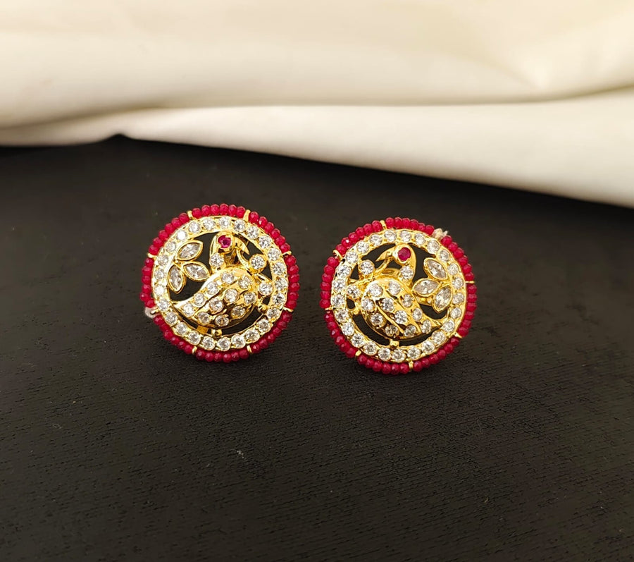 Peacock Studs