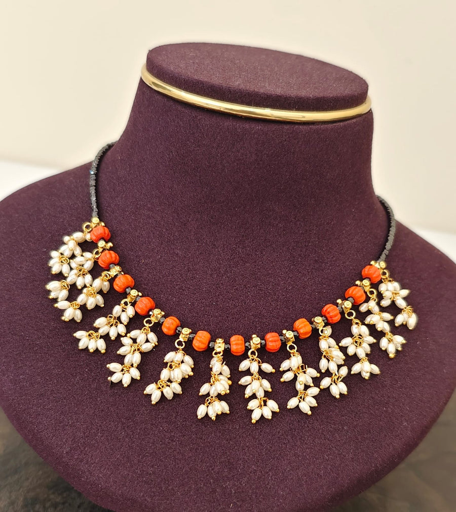 Premium Quality Black Beads Necklace