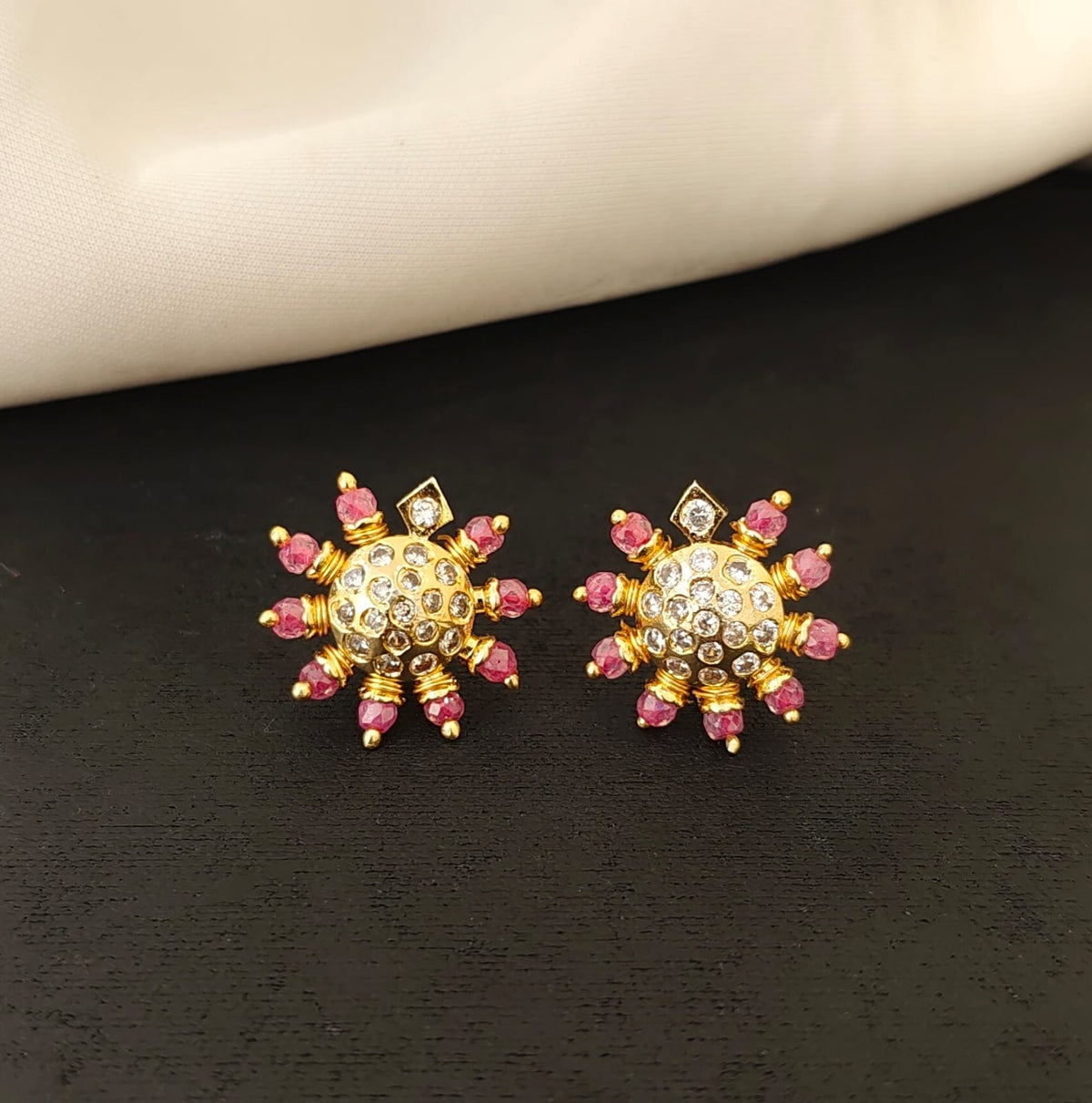 Pink Tortoise Studs