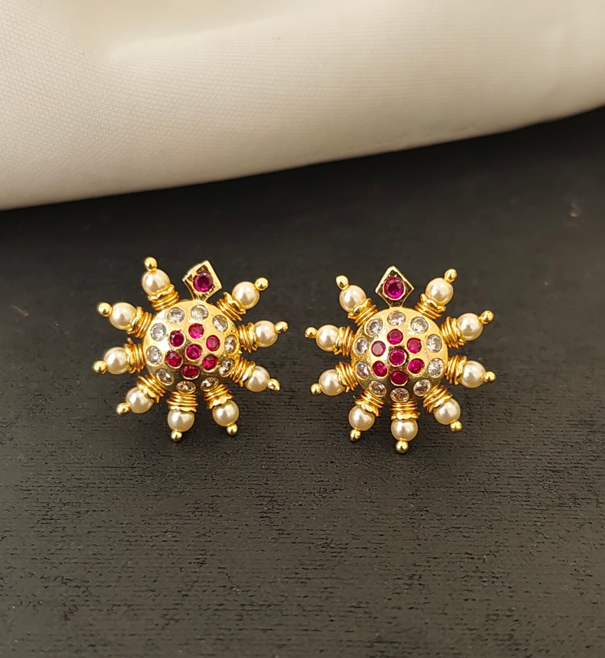 Pearl Tortoise Studs