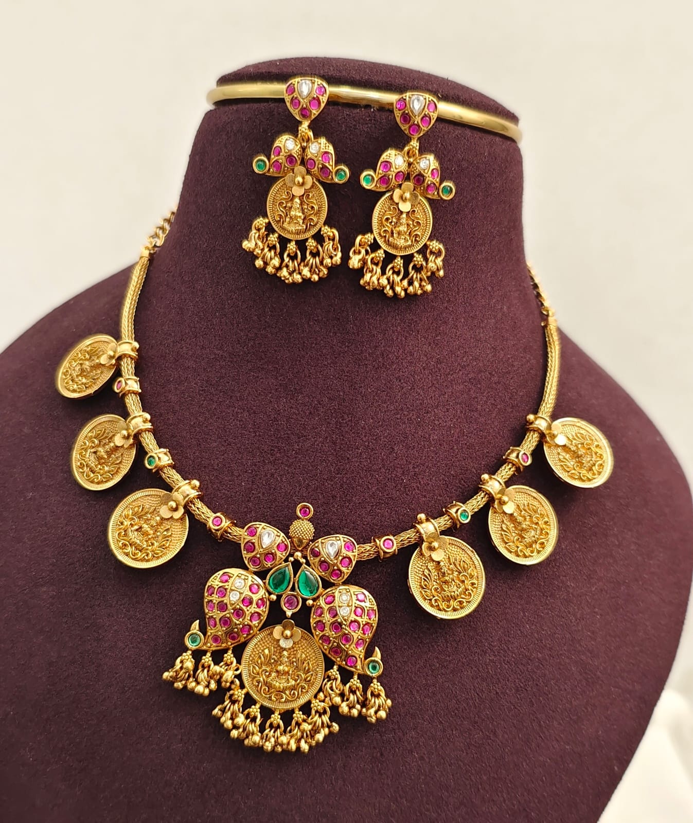 vintage kasu necklace
