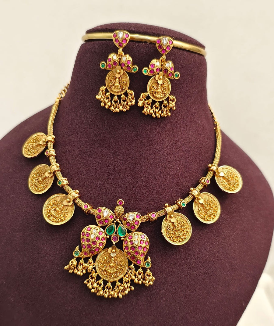 vintage kasu necklace